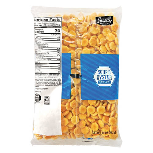 Savoritz Soup & Oyster Crackers, 10 oz